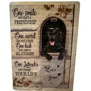 New Black Labrador Dog Puzzle, One Labrador Can Change Your Life, Friendship